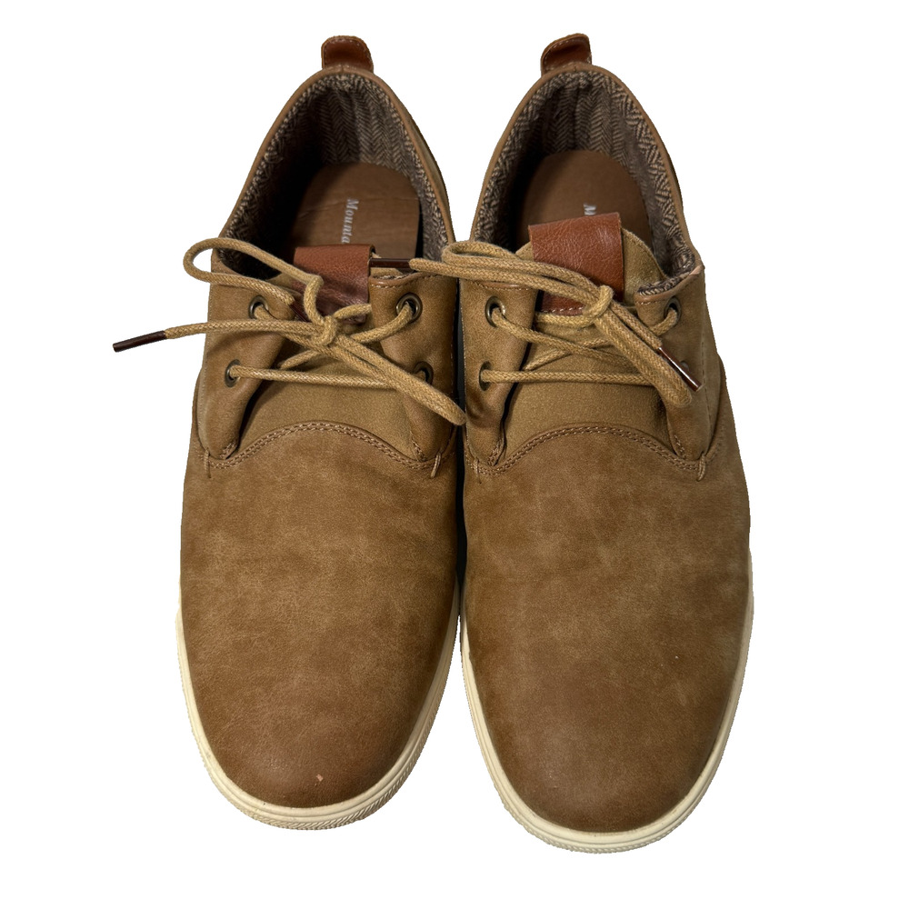 Mountain Creek Doug Mens 11M Brown Faux Suede Casual Shoes Casual Preppy